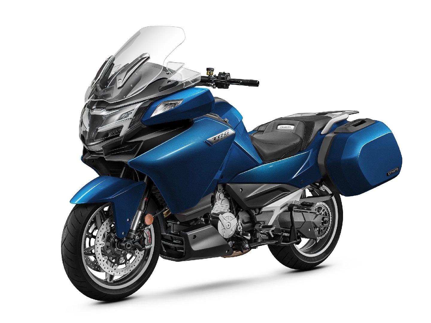 CFMoto’s 1250 TR-G is a Chinese-market touring model powered by KTM-derived 1,279cc V-twin.