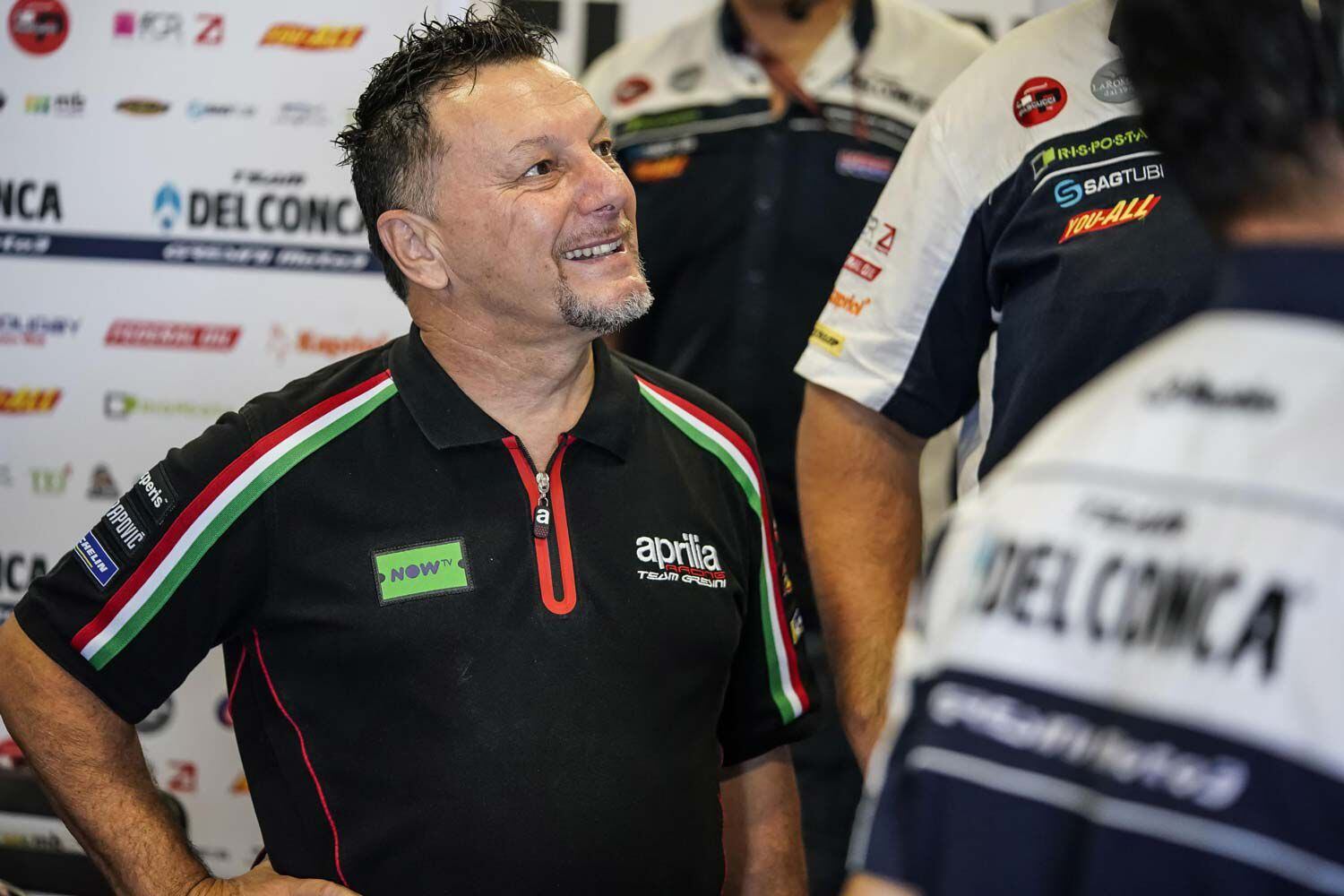 Fausto Gresini passed away February 23, 2021, from complications due to COVID-19.