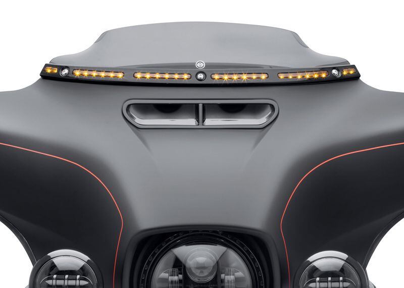 HarleyDavidson Introduces Illuminated Windshield Trim Accessory for