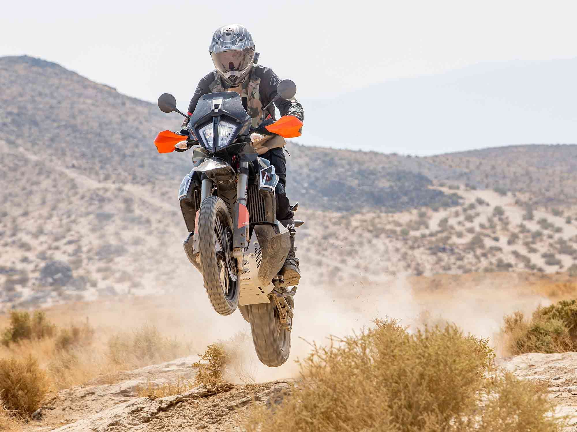 The KTM 790 Adventure R continues to be the most extreme and capable adventure motorcycle you can buy.