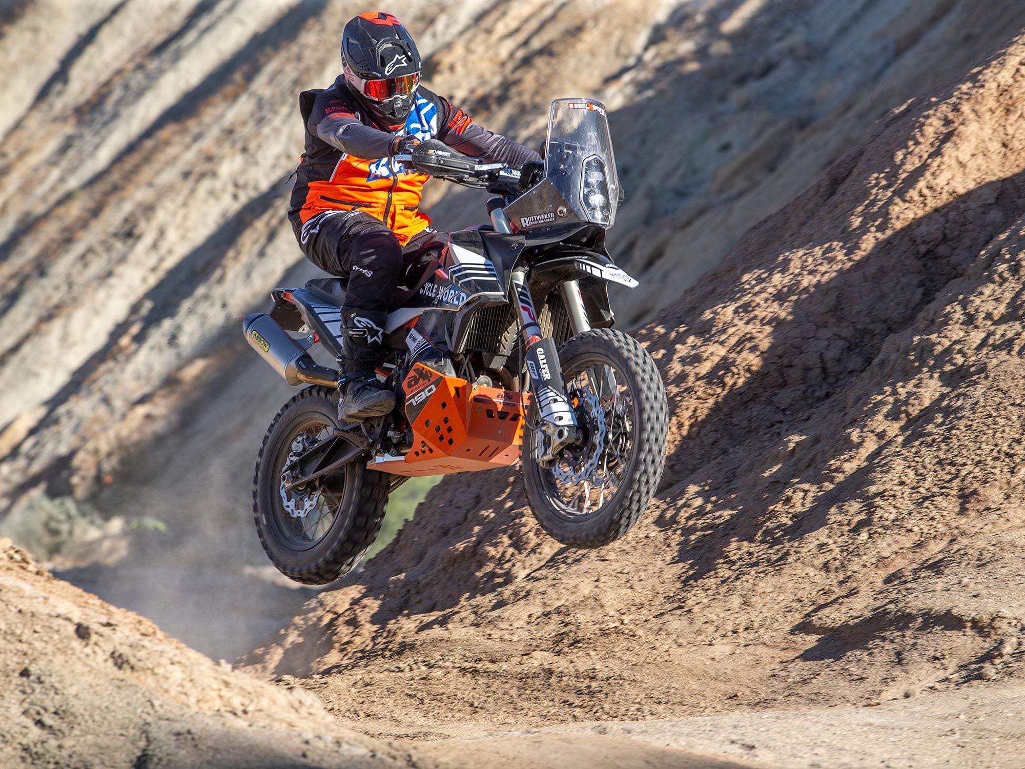 WP Suspension’s Xplor Pro suspension is the very best upgrade you can make to a 790 or 890 Adventure R.